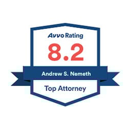 Avvo 8.2 Rating Badge
