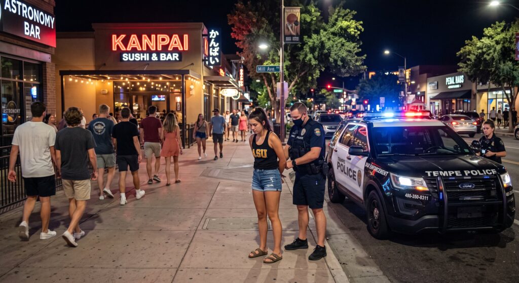 ASU Move-In Weekend DUI Arrest Defense | Kanpai Sushi Mill Avenue