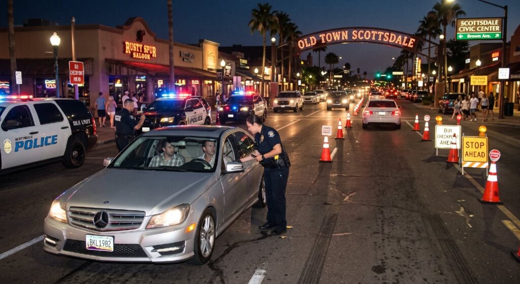Old Town Scottsdale Checkpoint DUI Arrest Defense Lawyer