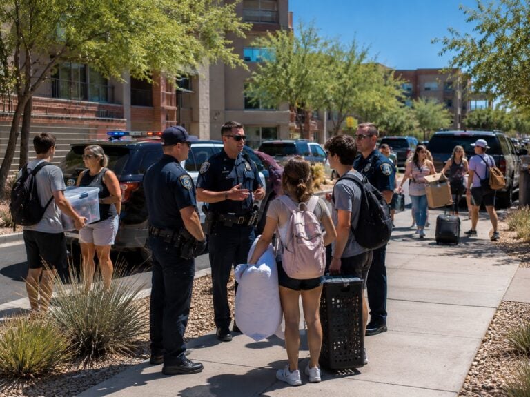 University of Arizona police interaction